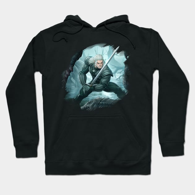 Witcher Hoodie by PatrickBrownArt